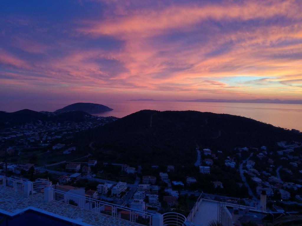 Infinity Blue Suite Saronida Kültér fotó